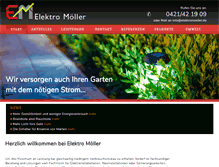 Tablet Screenshot of elektromoeller.de